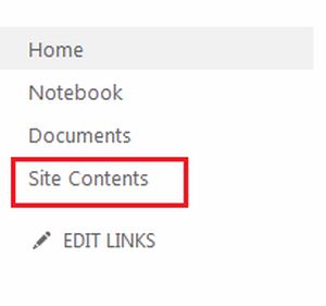 side contents in sharepoint